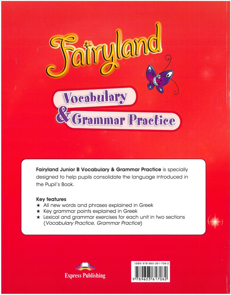 FAIRYLAND JUNIOR B VOCABULARY & GRAMMAR PRACTICE 2