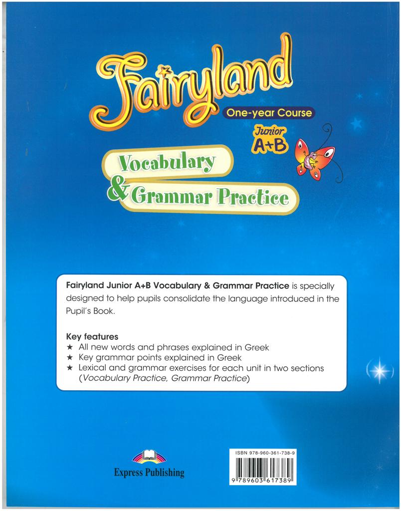 FAIRYLAND JUNIOR A & B VOCABULARY & GRAMMAR PRACTICE 2