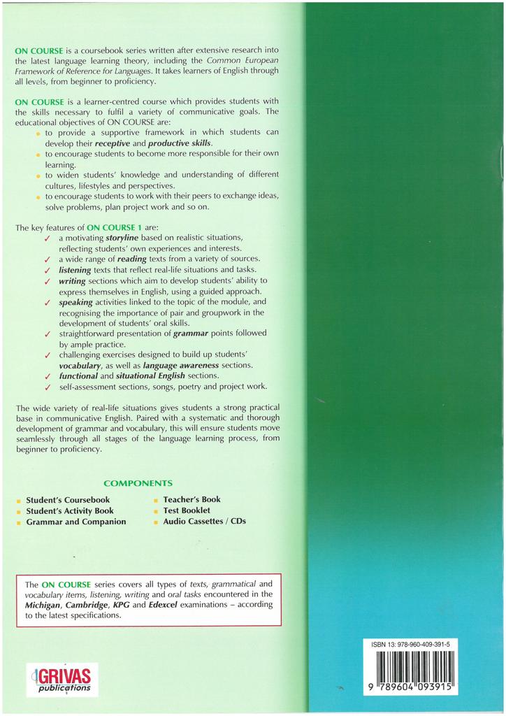 ON COURSE 1 WORKBOOK 2