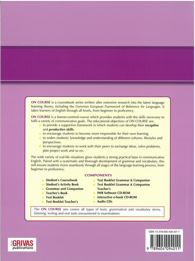 ON COURSE 3 GRAMMAR & COMPANION 2