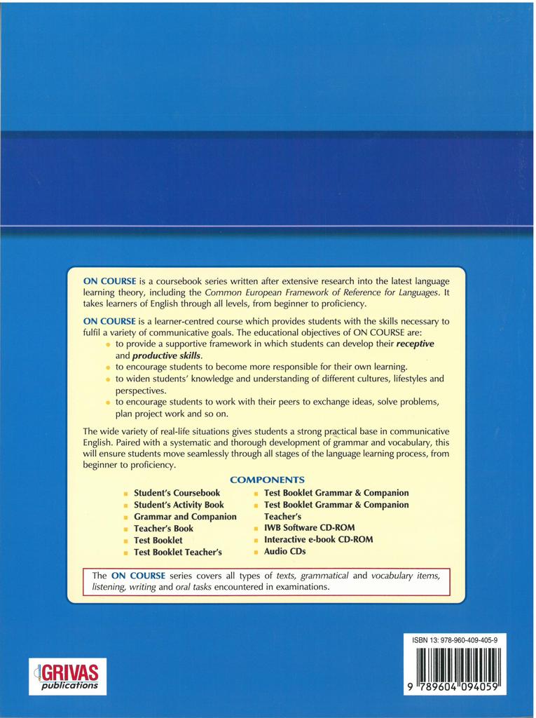 ON COURSE 4 GRAMMAR & COMPANION 2