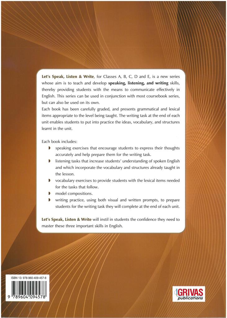 LET'S SPEAK LISTEN & WRITE 5 STUDENT'S BOOK 2