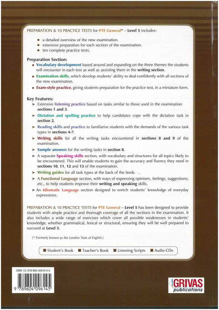 PTE 5 GENERAL PREPARATION & 10 PRACTICE TESTS 2