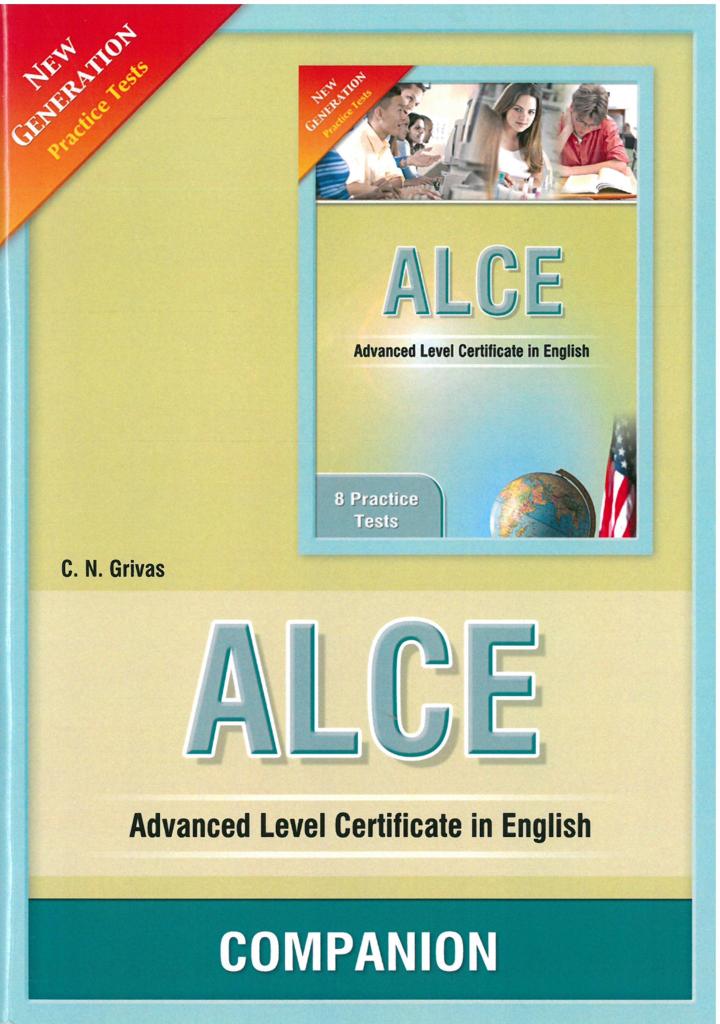 ALCE 8 PRACTICE TESTS NEW GENERATION COMPANION 1