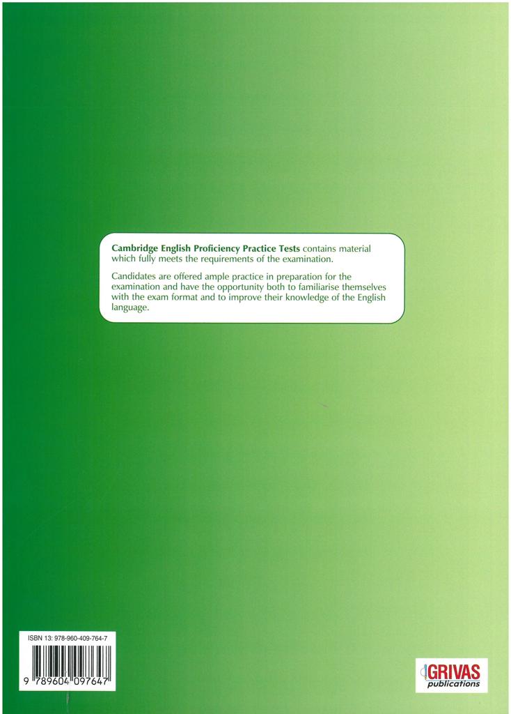 CAMBRIDGE PROFICIENCY (CPE) PRACTICE TESTS 2