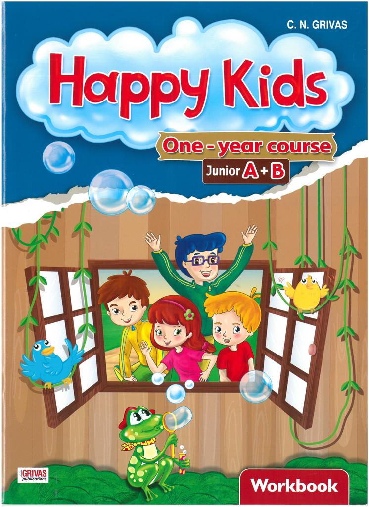 HAPPY KIDS JUNIOR A & B WORKBOOK & WORDS & GRAMMAR 1