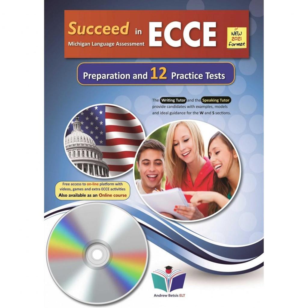 SUCCEED IN ECCE PREPARATION & 12 PRACTICE TESTS AUDIO CDs (5) NEW 2021 FORMAT 1