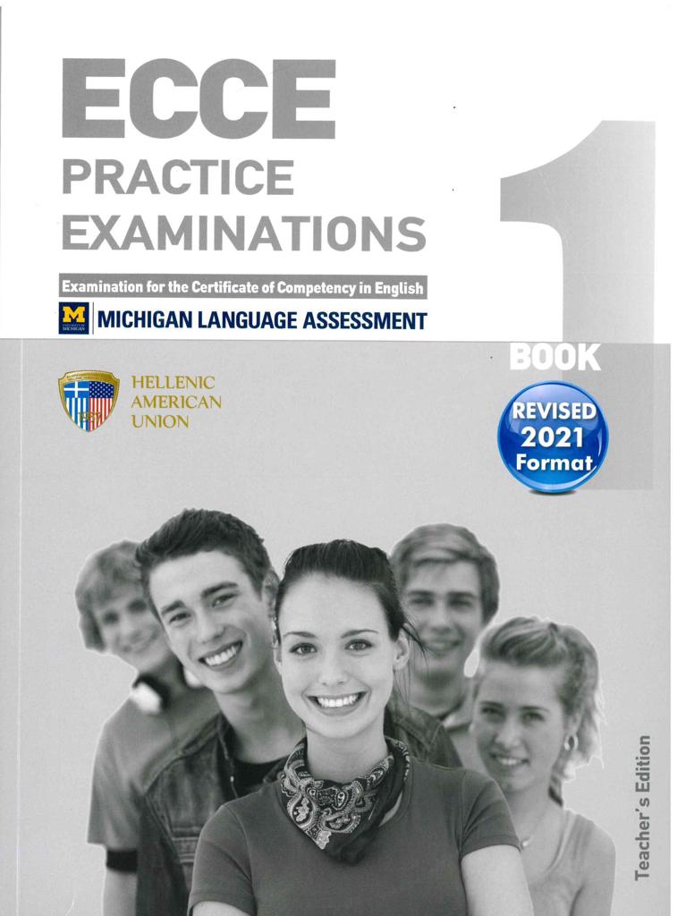 ECCE PRACTICE EXAMINATIONS BOOK 1 TEACHER'S BOOK (+CD) REVISED 2021 FORMAT 1