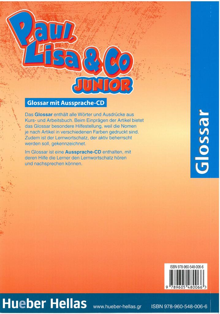 PAUL, LISA & CO JUNIOR GLOSSAR (+CD) 2