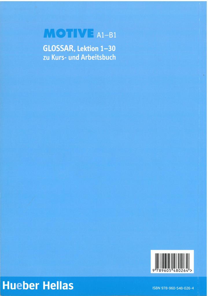 MOTIVE A1 - B1 GLOSSAR 2