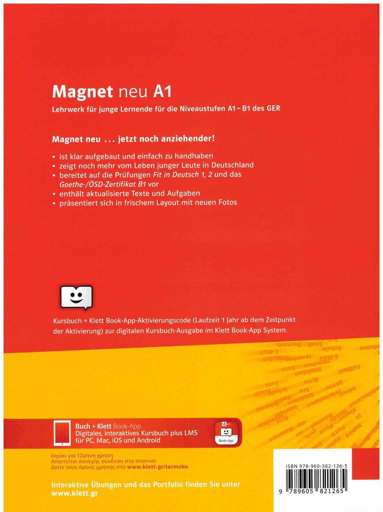 MAGNET NEU A1 KURSBUCH (+CD+KLETT BOOK-APP) 2