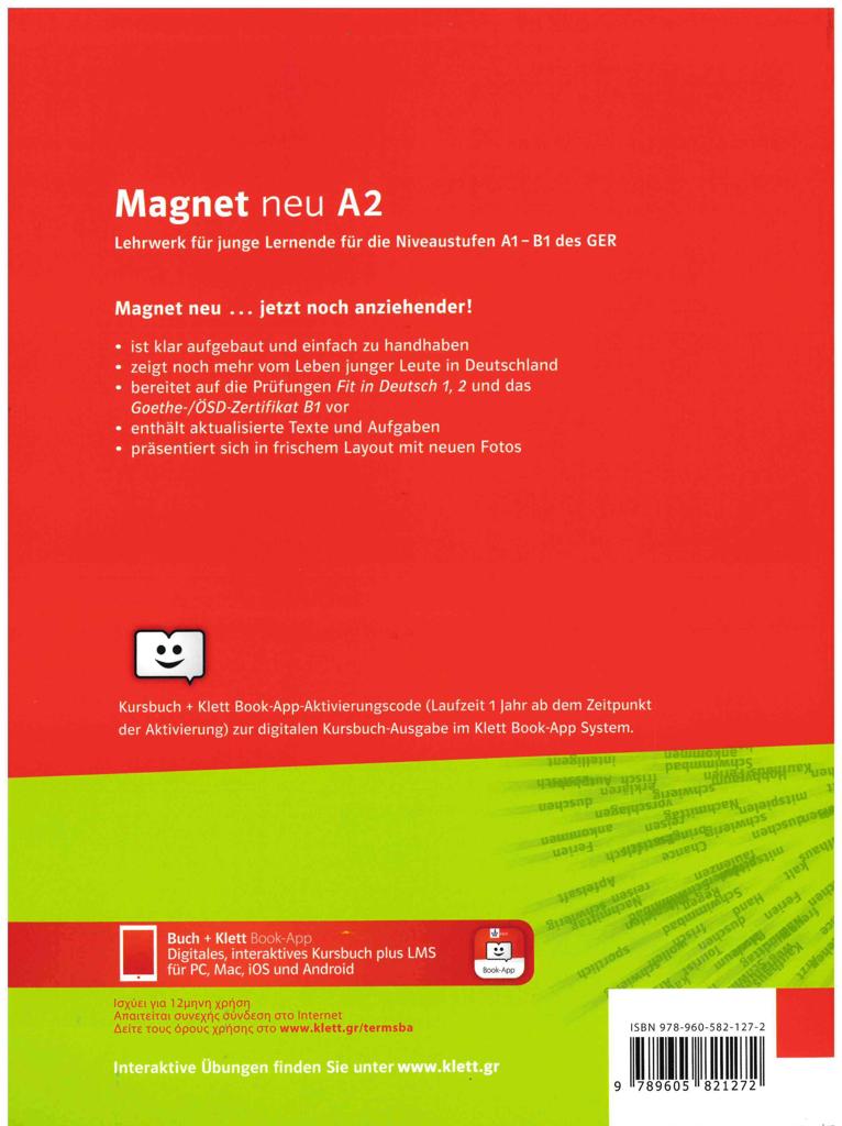 MAGNET NEU A2 KURSBUCH (+KLET BOOK-APP+ CD+LIVEBOOK) 2