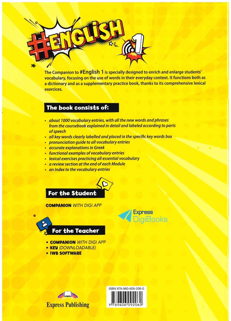 HASHTAG #ENGLISH 1 COMPANION (WITH DIGIBOOK) 2