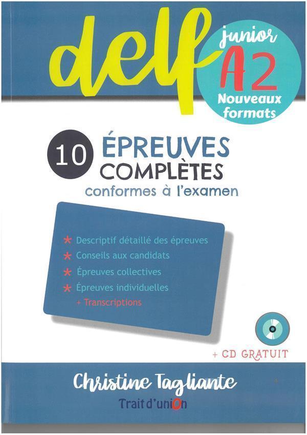 NOUVEAU DELF JUNIOR A2 10 EPREUVES COMPLETES 1