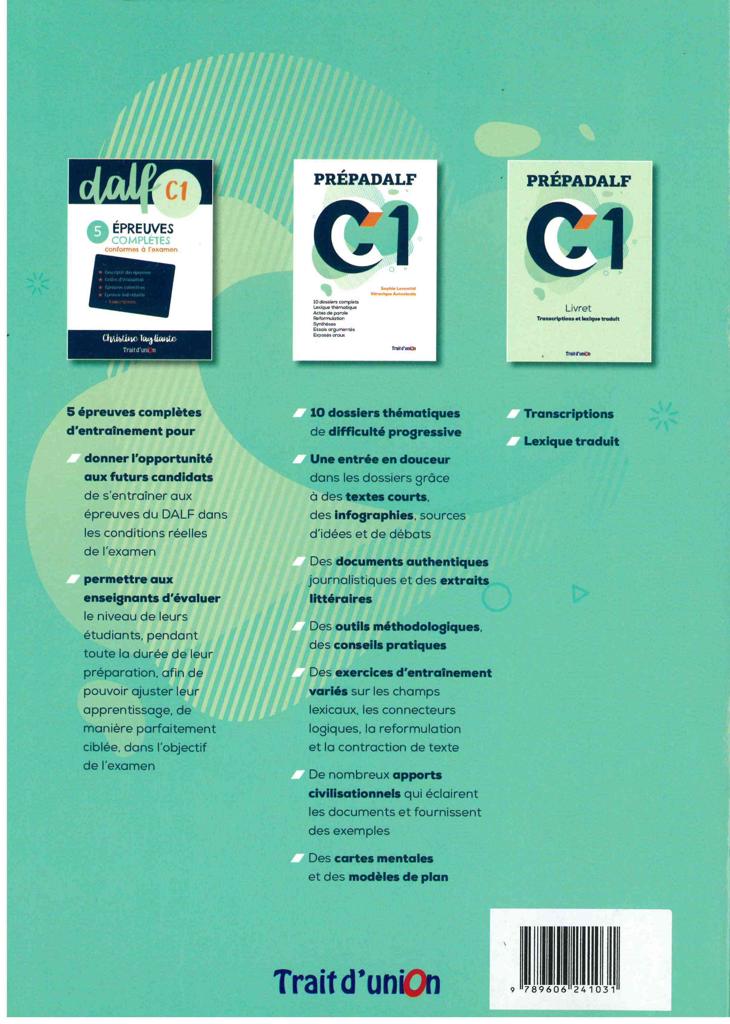 PREPADALF C1 NOUVEAU PACK 2