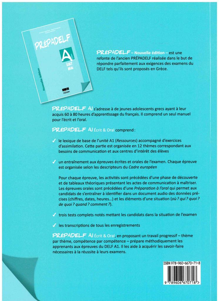 PREPADELF A1 ECRIT+ORAL 2