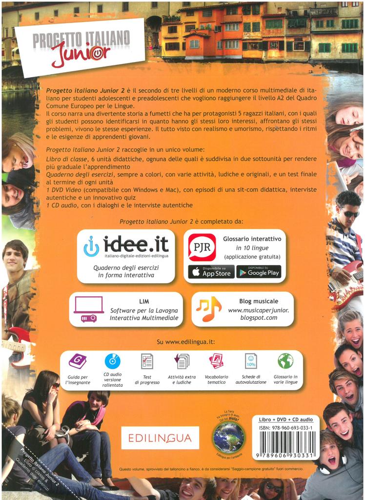 PROGETTO ITALIANO JUNIOR 2 STUDENTE ED ESERCIZI (A2) 2