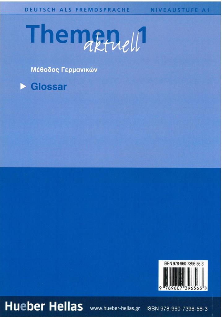THEMEN AKTUELL 1 GLOSSAR 2