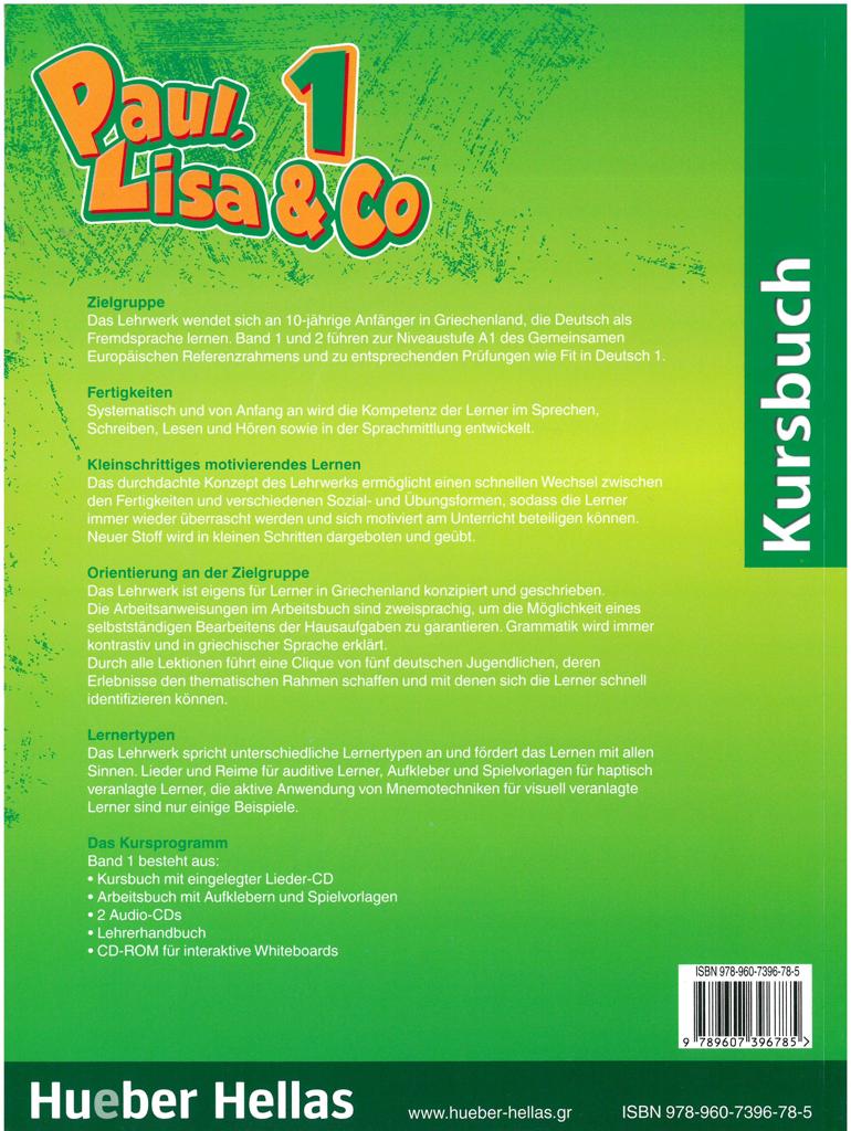 PAUL LISA & CO 1 KURSBUCH (+CD) 2