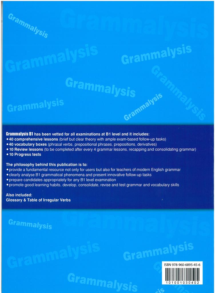 GRAMMALYSIS B1 2