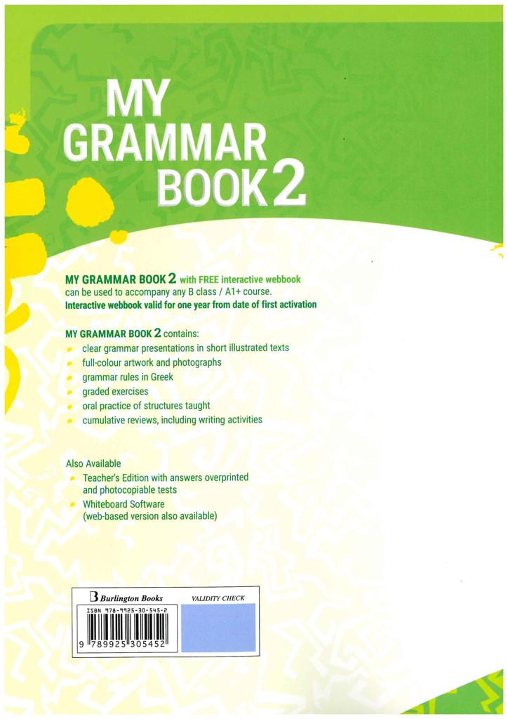 MY GRAMMAR BOOK 2 STUDENT'S BOOK 2