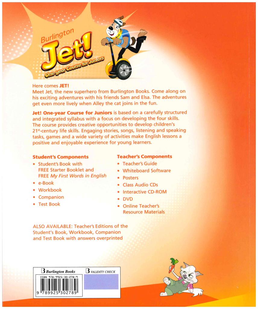 BURLINGTON JET! JUNIOR ONE YEAR COURSE STUDENT'S BOOK 2