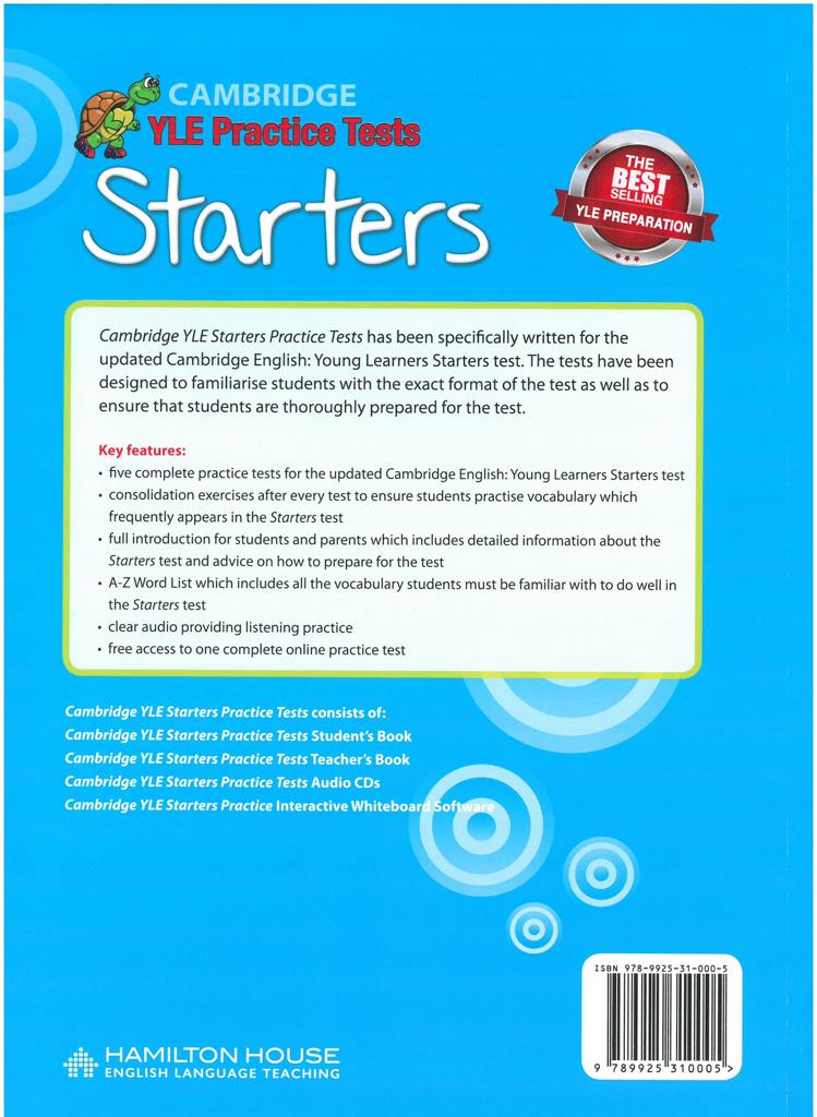 YLE STARTERS STUDENT'S BOOK 2018 2