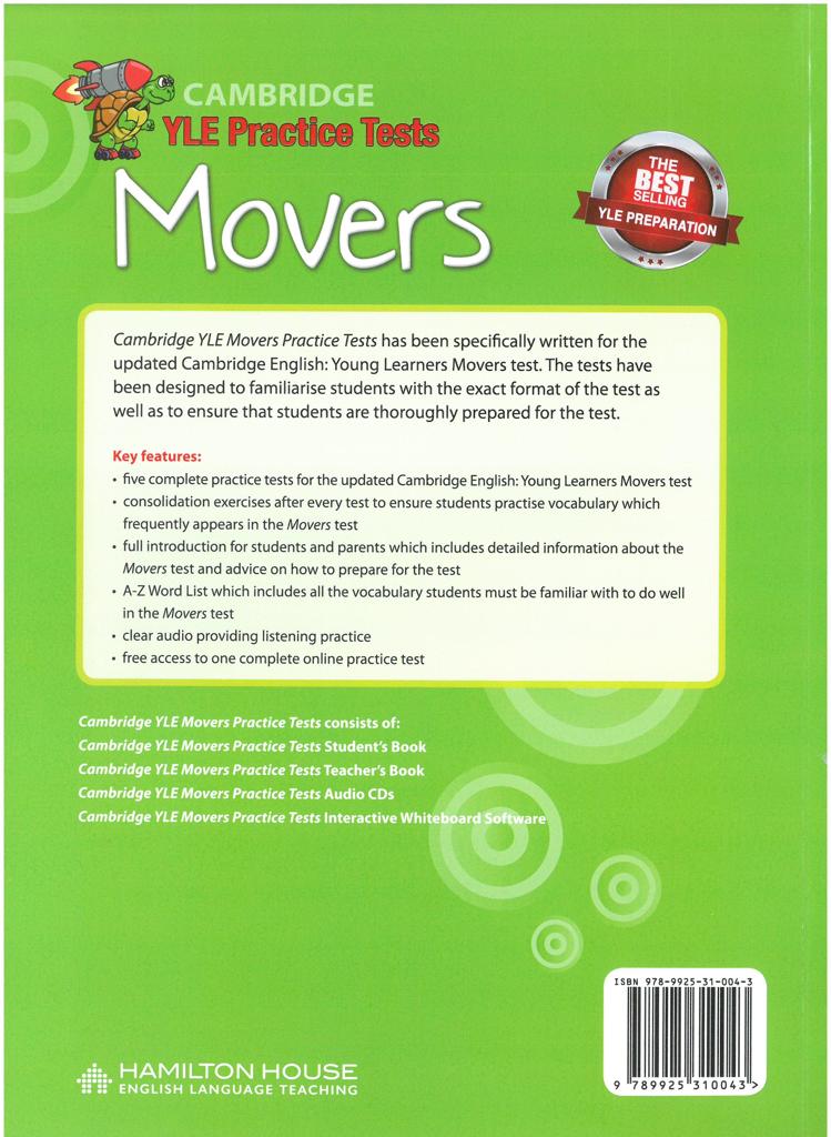 YLE MOVERS STUDENT'S BOOK 2018 2