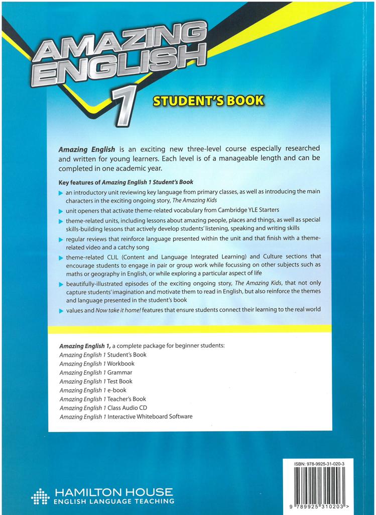 AMAZING ENGLISH 1 STUDENT'S BOOK (+e-BOOK) 2