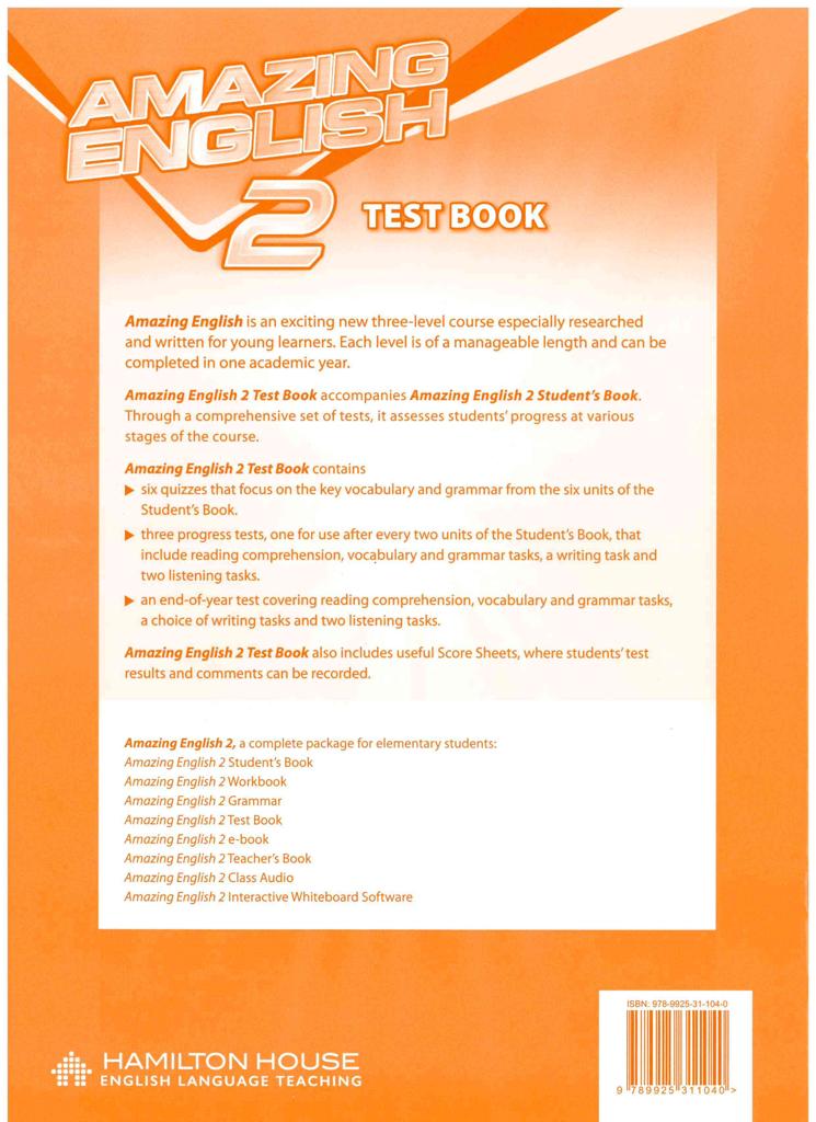 AMAZING ENGLISH 2 TEST 2