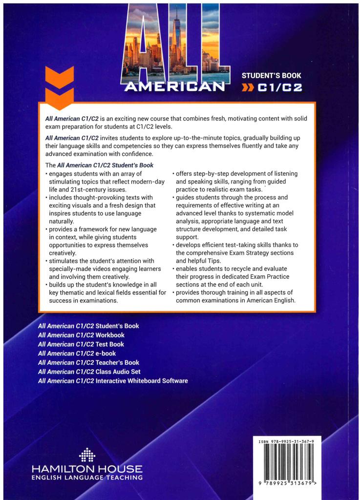 ALL AMERICAN C1/C2  STUDENT'S BOOK 2