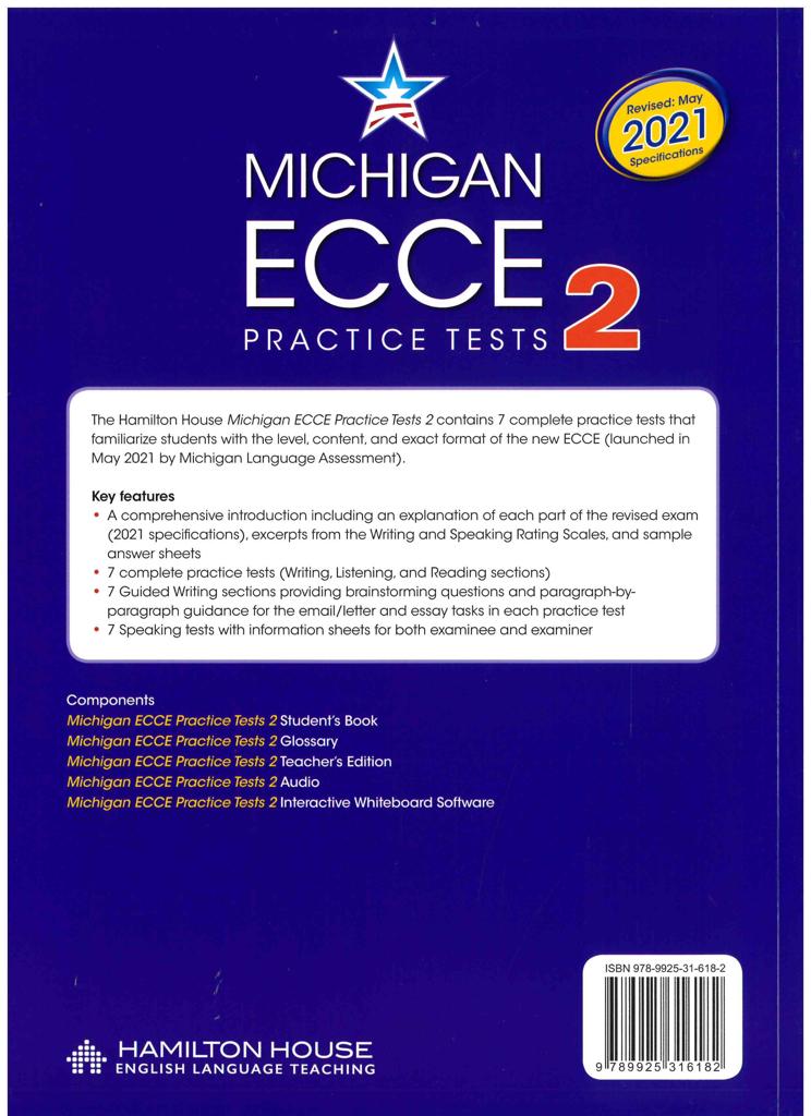 MICHIGAN ECCE B2 PRACTICE TESTS 2 STUDENT'S BOOK 2021 FORMAT 2