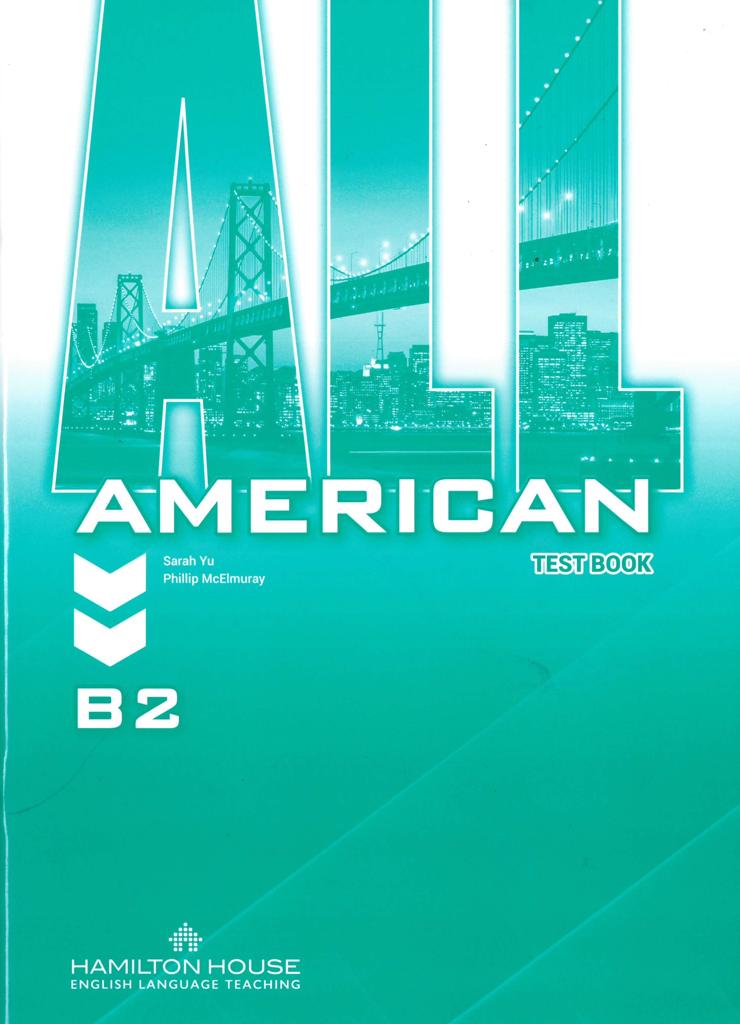 ALL AMERICAN B2  TEST BOOKLET 1