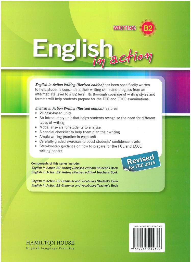 ENGLISH IN ACTION WRITING B2 STUDENT'S BOOK 2014 2