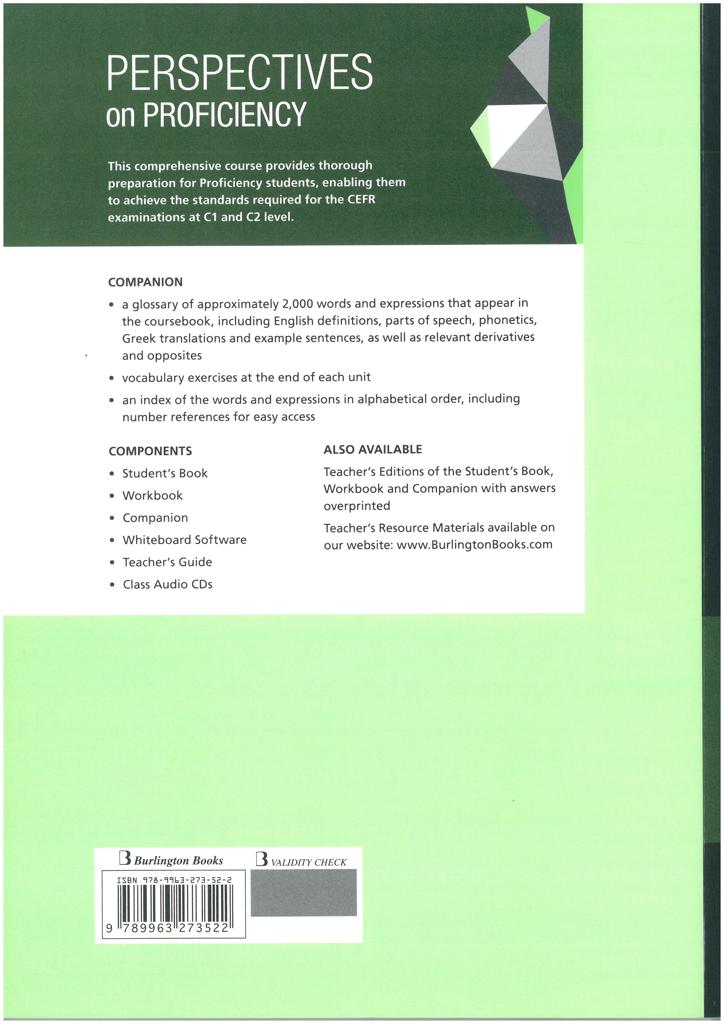 PERSPECTIVES ON PROFICIENCY COMPANION 2