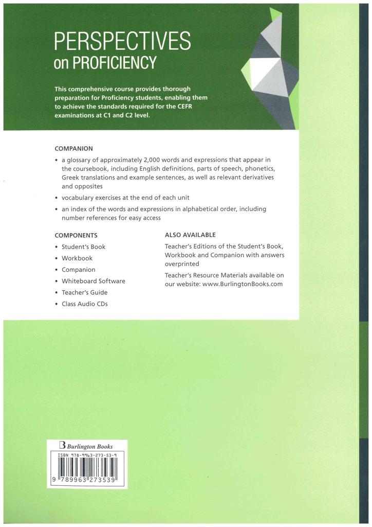 PERSPECTIVES ON PROFICIENCY COMPANION TEACHER'S 2