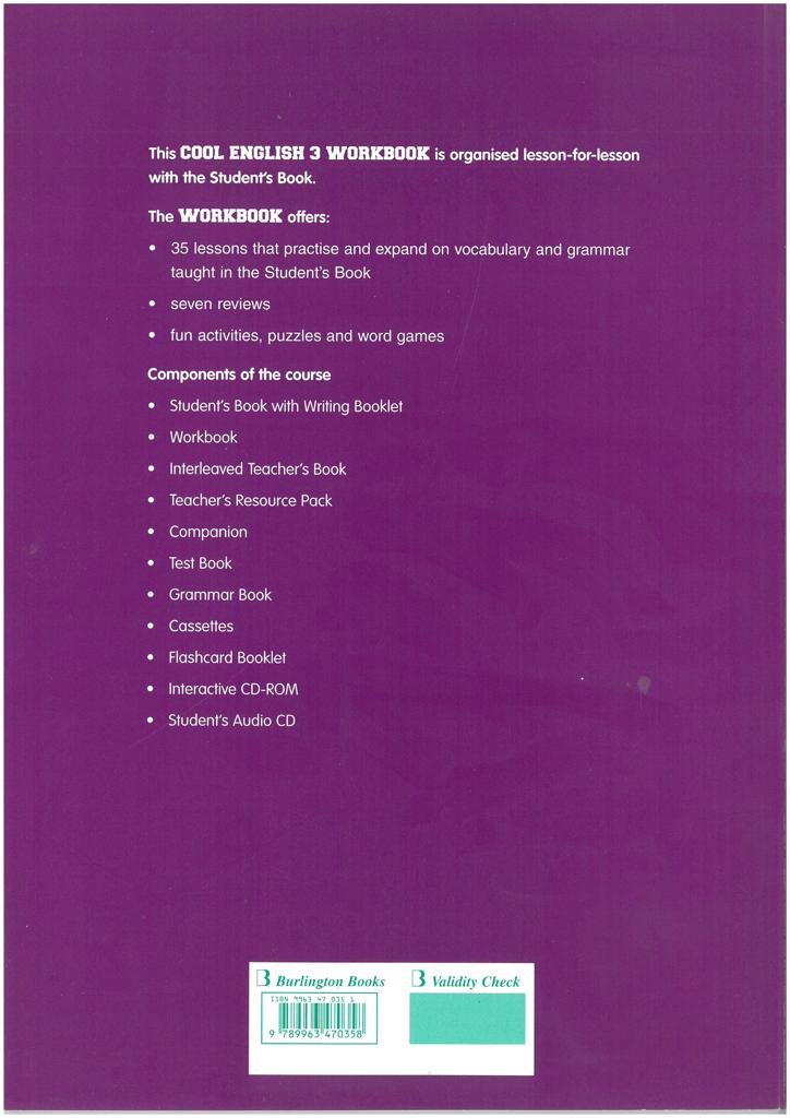 COOL ENGLISH 3 WORKBOOK 2