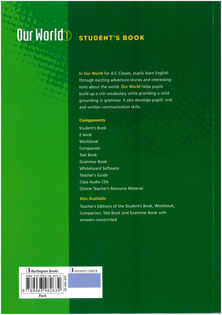 OUR WORLD 1 STUDENT'S BOOK 2