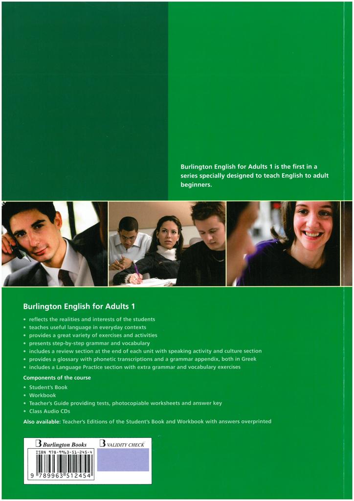 BURLINGTON ENGLISH FOR ADULTS 1 STUDENTS BOOK 2