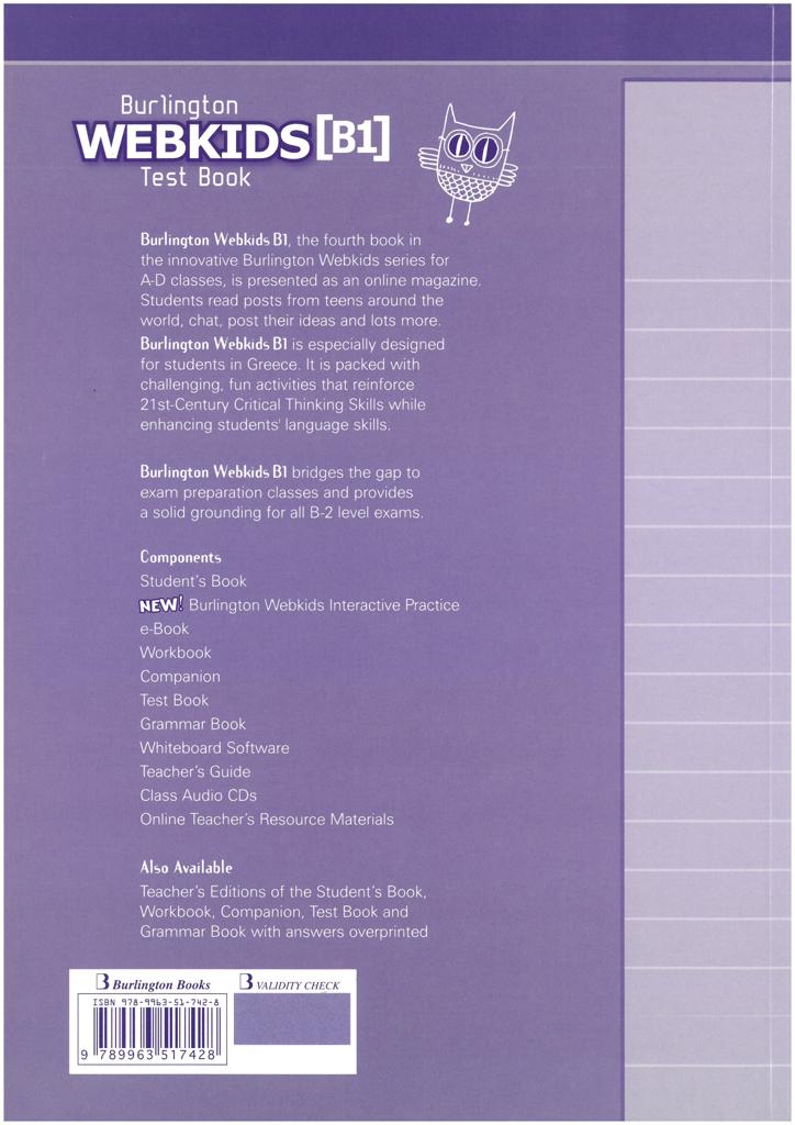 WEBKIDS B1 TEST BOOK 2