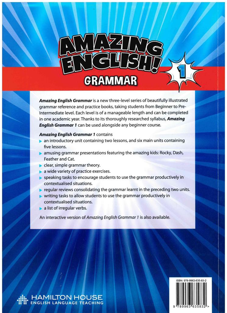 AMAZING ENGLISH 1 GRAMMAR ENGLISH EDITION INTERNATIONAL 2