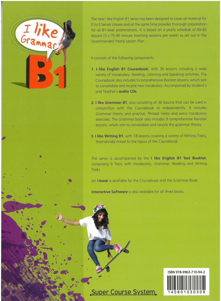 I LIKE ENGLISH B1 GRAMMAR 2