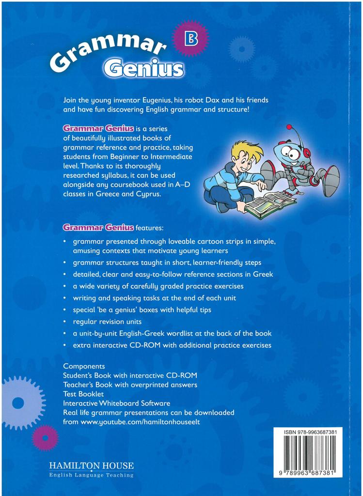 GRAMMAR GENIUS B STUDENT'S BOOK (+CD-ROM) 2