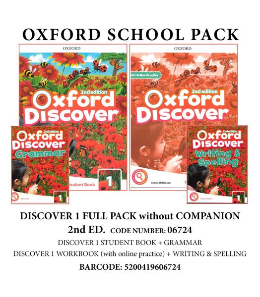 DISCOVER 1 (II ed) FULL PACK (without COMPANION) -06724