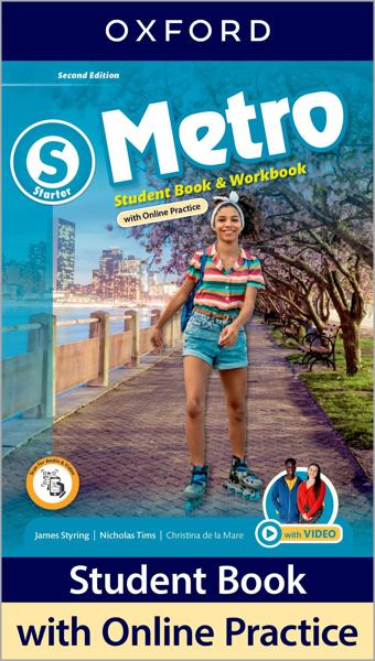 METRO STARTER 2ND STUDENT'S BOOK & WORKBOOK (+ONLINE PRACTICE)