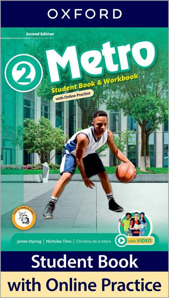 METRO 2 2ND STUDENT'S BOOK & WORKBOOK (+ONLINE PRACTICE)