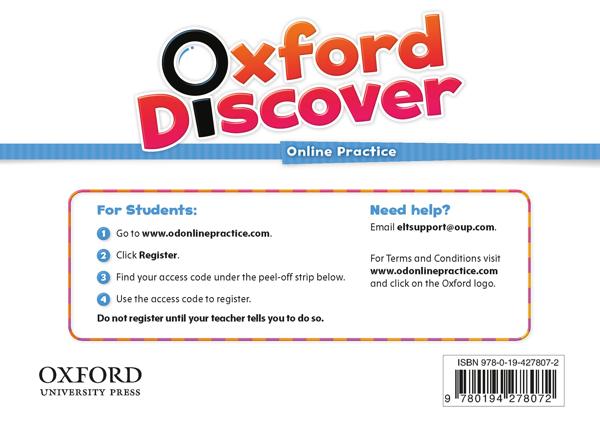 OXFORD DISCOVER ONLINE PRACTICE ACCESS CARD PACK