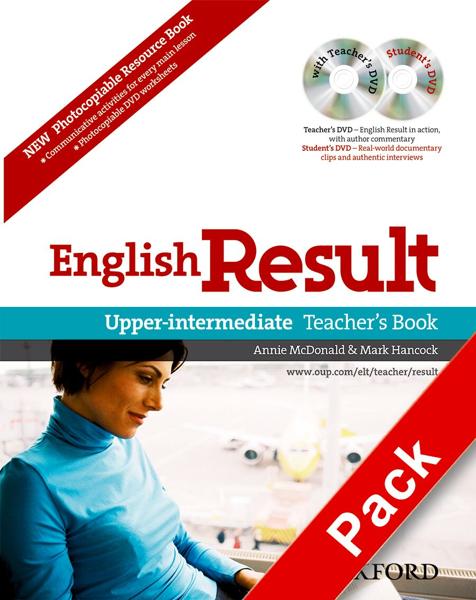 ENGLISH RESULT UPPER-INTERMEDIATE TEACHER'S RESOURCE PACK (+2DVDs)