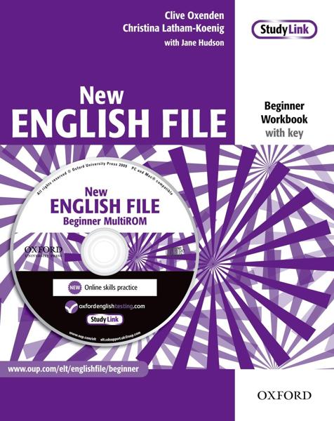 NEW ENGLISH FILE BEGINNER WORKBOOK WITH KEY (+MULTI-ROM)