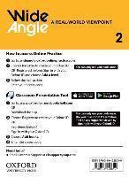 WIDE ANGLE 2 TEACHER'S ACCESS CARD